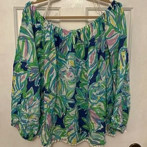 Green/Blue Lilly Pulitzer Top